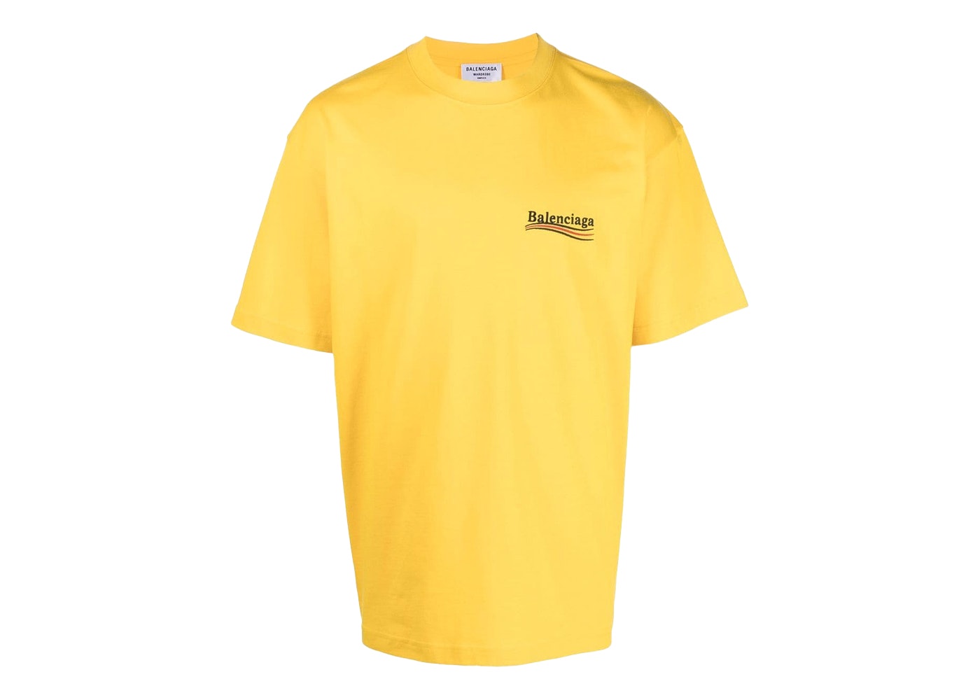 Balenciaga Yellow Regular Political Campaign Tshirt  TShirts from  Brother2Brother UK